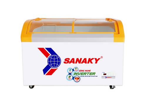 Tủ đông Sanaky VH4899K3B nắp kính lùa cong 350 lít