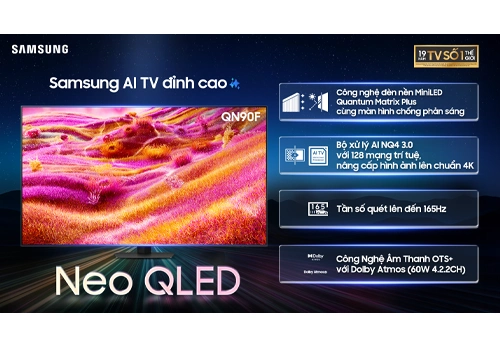 Smart Tivi Neo QLED 4K Vision AI 115 inch Samsung QA115QN90FKXXV