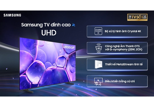 Smart Tivi Crystal 55 inch 4K Samsung UA55U8000FKXXV