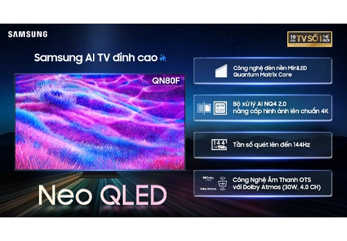 Smart Tivi Neo QLED 4K Vision AI 100 inch Samsung QA100QN80FKXXV