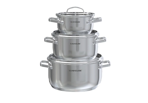 Bộ nồi Inox Sunhouse SHG605