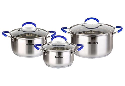 Bộ nồi inox Nagakawa NAG1302
