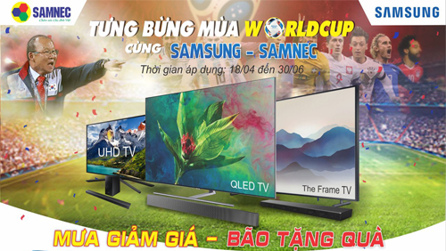 Khuyến mại mùa lễ hội bóng đá 2018