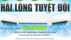Điều hòa Toshiba Hài lòng tuyệt đối
