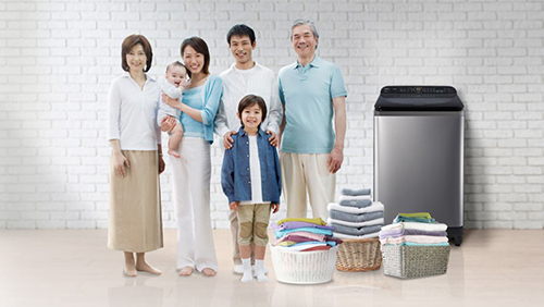Các tính năng vượt trội của dòng máy giặt cửa trên Panasonic TD Inverter 2019