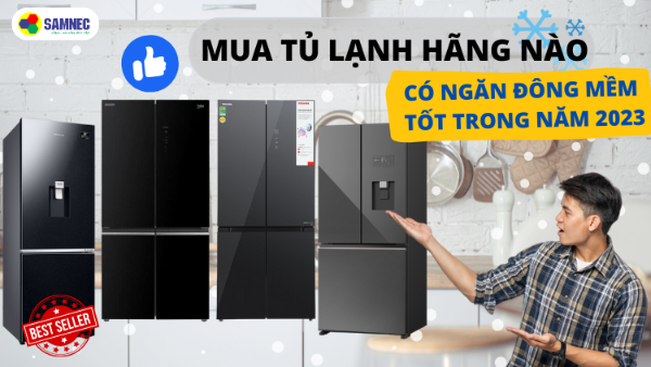 Nên mua tủ lạnh hãng nào có ngăn đông mềm tốt trong năm 2023