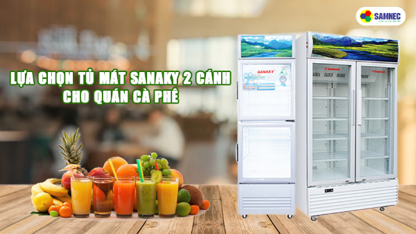 Lựa chọn tủ mát Sanaky 2 cánh cho quán cà phê