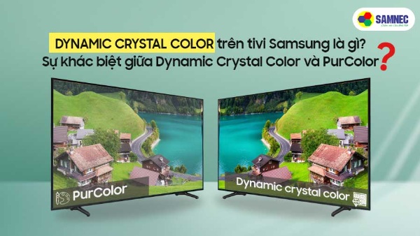 Công nghệ Dynamic Crystal Color trên tivi Samsung là gì? Sự khác biệt giữa Dynamic Crystal Color và PurColor