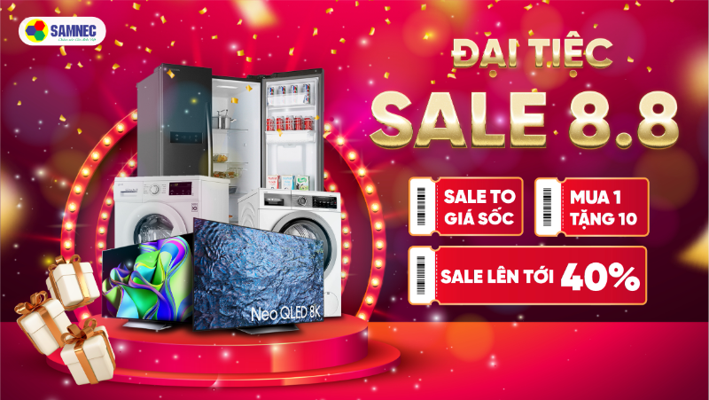 Đại tiệc Sale 8.8 – Mua 1 tặng 10 