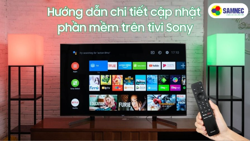 Hướng dẫn cập nhật phần mềm trên tivi Sony
