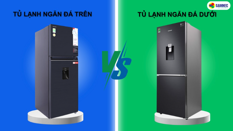 Giải đáp thắc mắc: Nên mua tủ lạnh ngăn đá trên hay dưới?