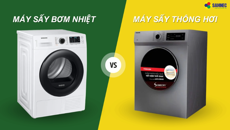 Theo bạn, nên mua máy sấy thông hơi hay bơm nhiệt cho gia đình?