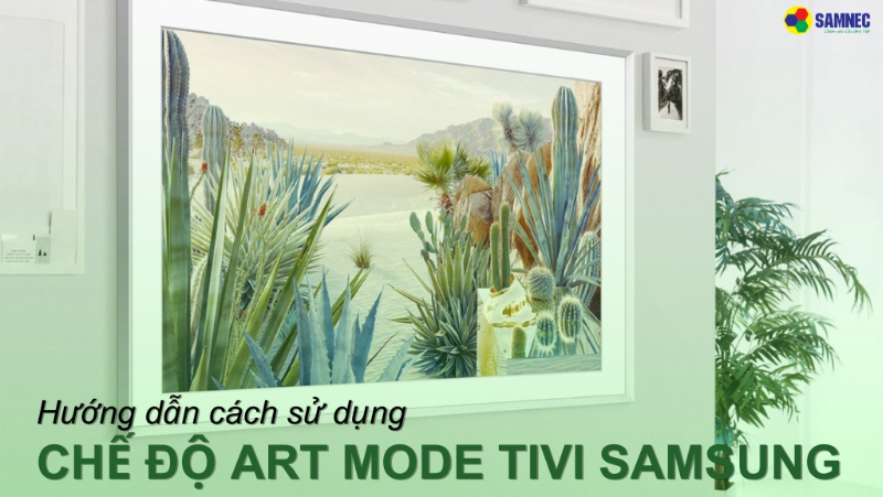 Hé lộ cách sử dụng chế độ Art Mode tivi Samsung nâng cao trải nghiệm giải trí tại nhà