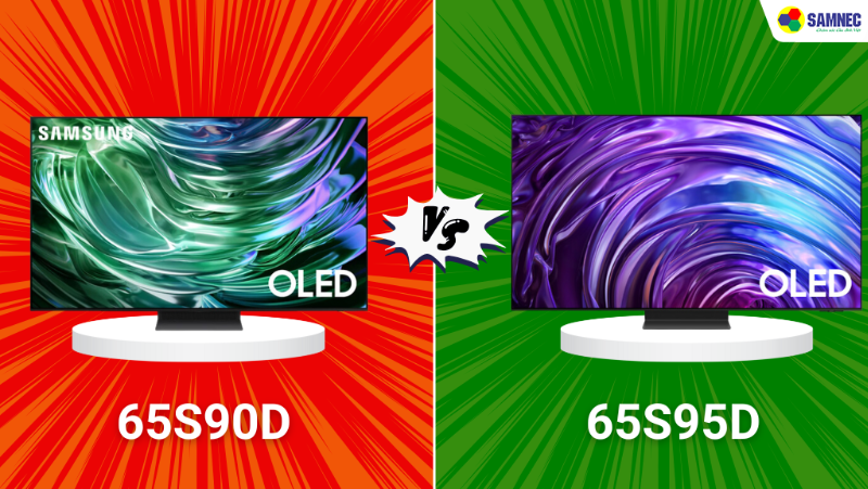 So sánh tivi OLED 4K Samsung 65S95D và 65S90D: Đâu là lựa chọn tốt nhất?