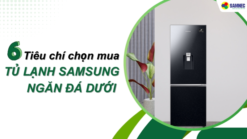 Bật mí 6 tiêu chí chọn mua tủ lạnh Samsung ngăn đá dưới bạn nên biết