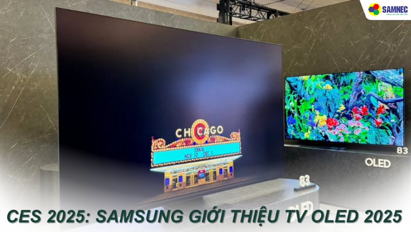 CES 2025: Samsung giới thiệu dòng sản phẩm TV OLED 2025 tối ưu hơn, vượt trội hơn
