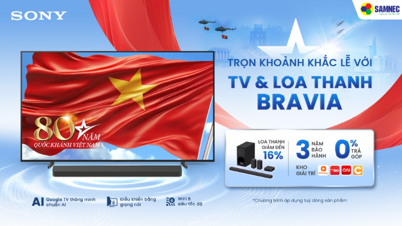Sắm Tivi Sony Nhận Kho Giải Trí Cực Đã