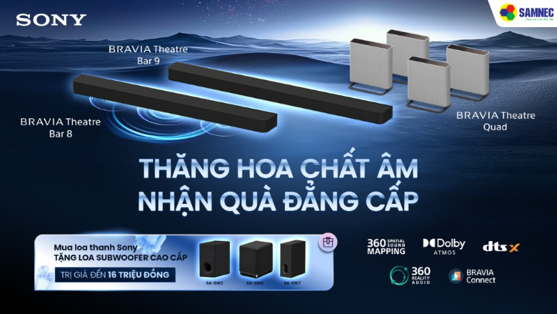 Tết Đến Samnec Sắm Loa Sony Nhận Ngay Quà Xịn 
