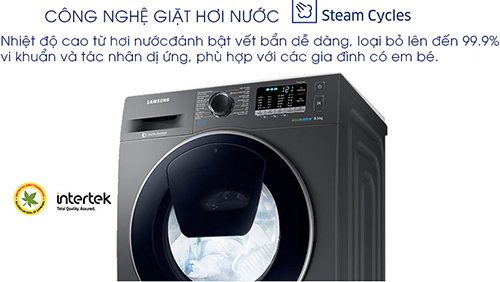 5 tính năng giặt sạch diệt khuẩn của máy giặt Samsung người dùng nên lựa chọn