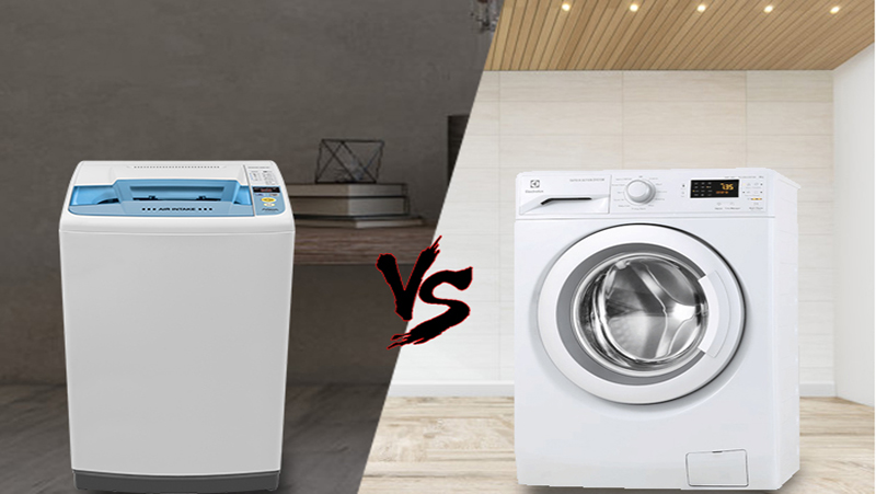 So sánh máy giặt lồng ngang và máy giặt lồng đứng