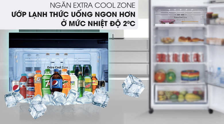 Công nghệ Extra Cool Zone trong tủ lạnh Panasonic