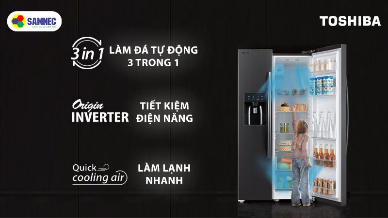 Tính năng làm đá tự động trên tủ lạnh