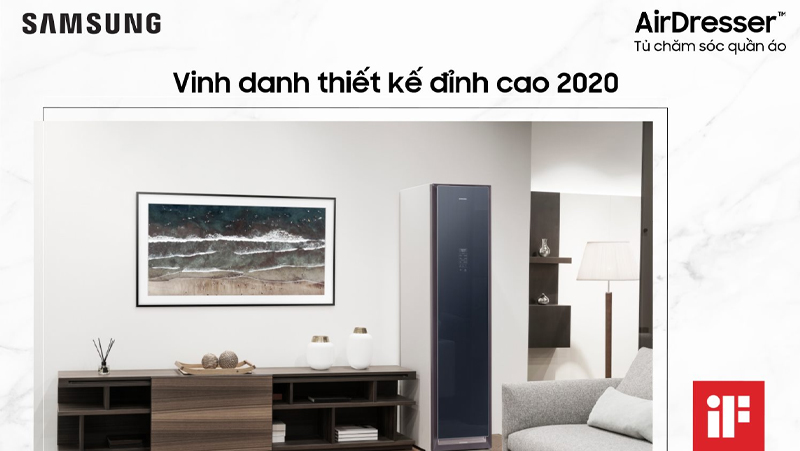 Tủ chăm sóc quần áo thông minh Samsung AirDresser: Khi thời trang sánh bước cùng công nghệ