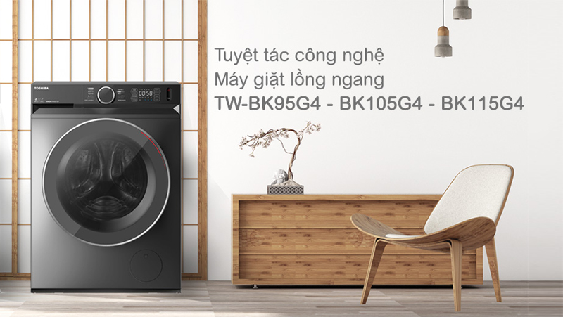 Toshiba giới thiệu Tuyệt tác công nghệ - máy giặt lồng ngang Siêu bọt khí Nano