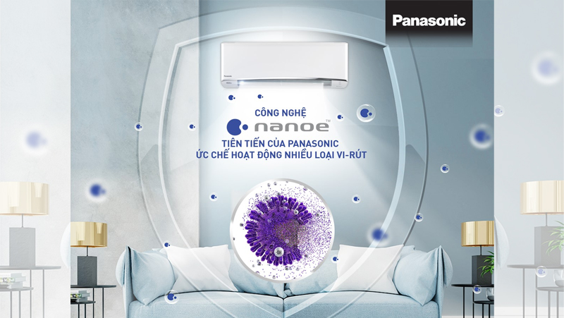 Panasonic thử nghiệm công nghệ ức chế được 99,99% virus SARS-CoV-2 trong 2 tiếng