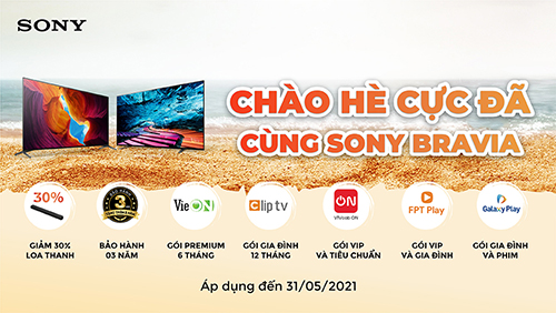 Loạt TV Bravia mới của Sony có tích hợp AI