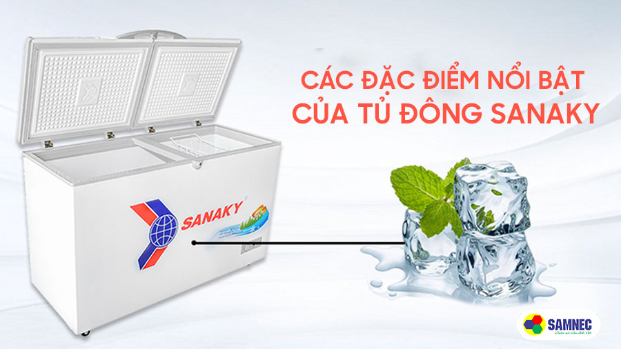 Các đặc điểm nổi bật của tủ đông Sanaky
