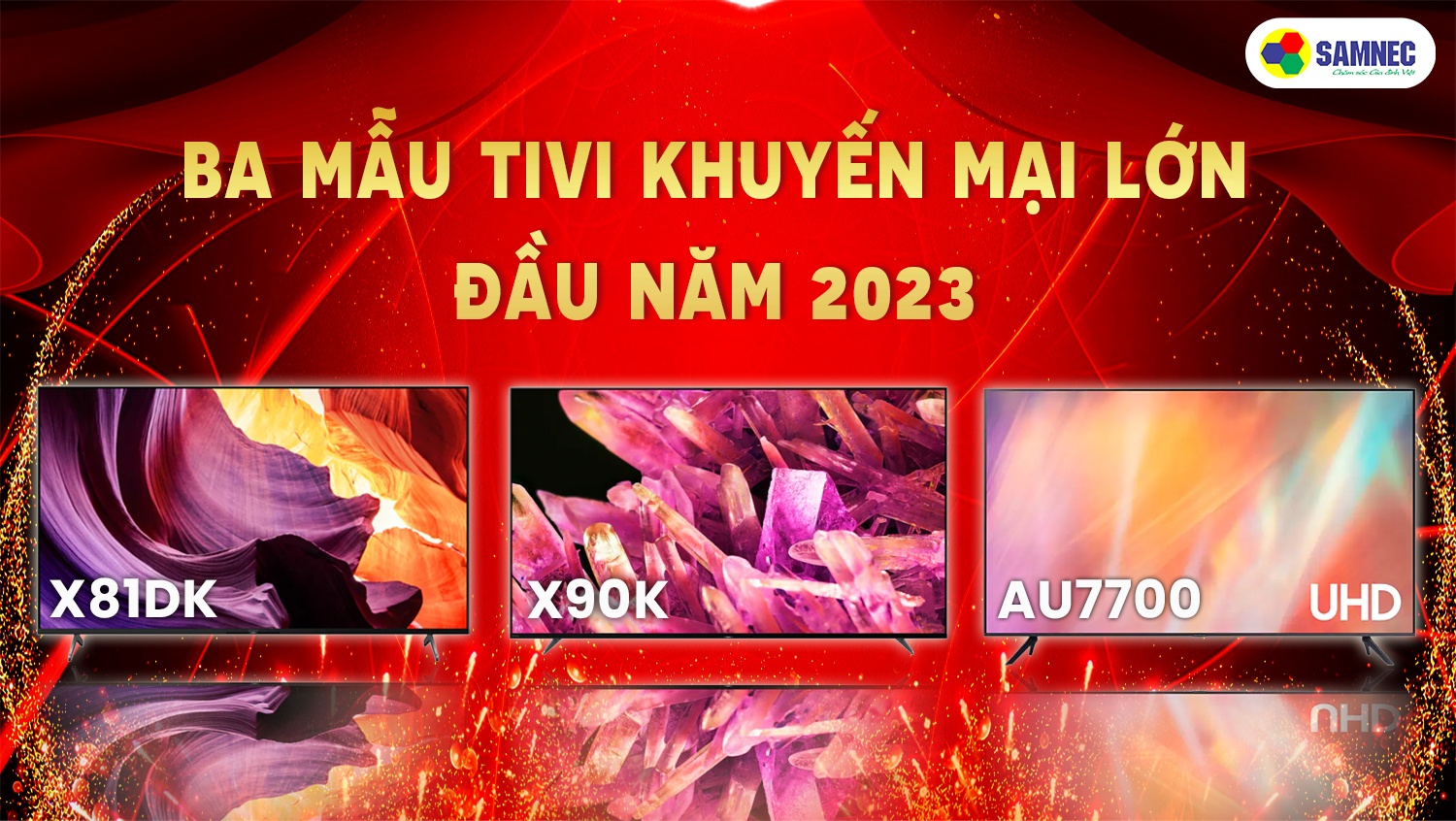 Ba mẫu tivi khuyến mại lớn đầu năm 2023