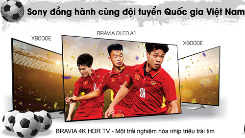 Sony đồng hành cùng đội tuyển quốc gia Việt Nam