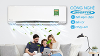 Công nghệ Inverter & Econavi tiết kiệm điện trên điều hòa Panasonic