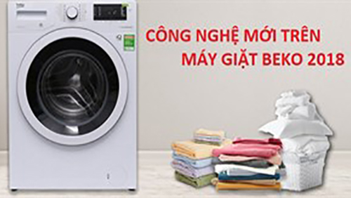 9 công nghệ mới trên máy giặt Beko 2018