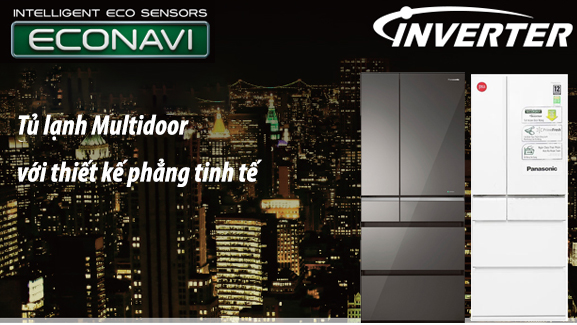 Hướng dẫn sử dụng bảng điều khiển tủ lạnh Panasonic Multi Door NR-F510GT 