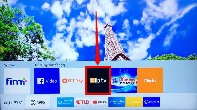 Kích hoạt gói ClipTV xem phim miễn phí trên Smart tivi Samsung 2018