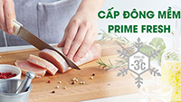 Lợi ích của ngăn cấp đông mềm Prime Fresh+ trên tủ lạnh Panasonic